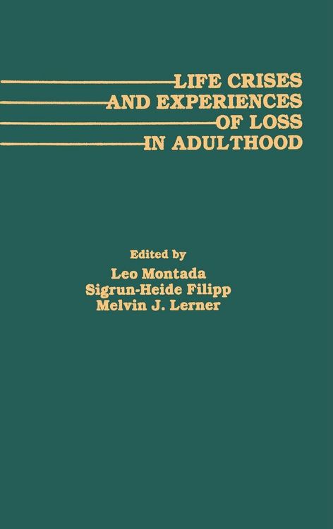 Produktbild: Life Crises and Experiences of Loss in Adulthood