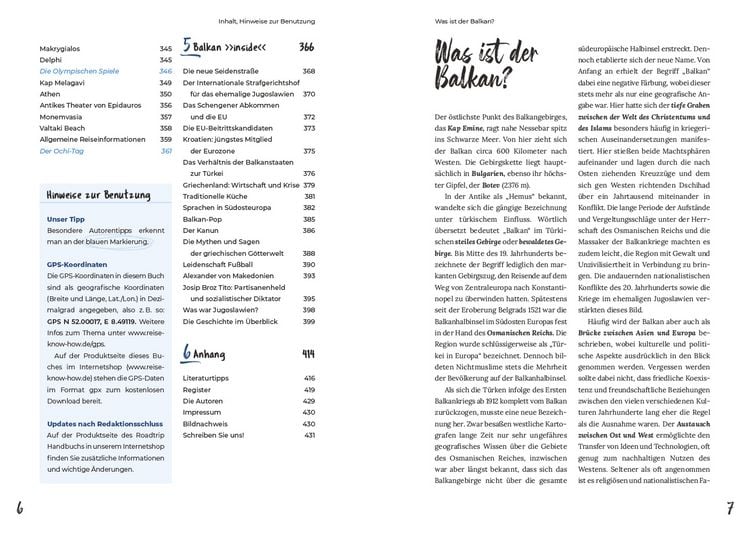 Produktbild: Reise Know-How Roadtrip Handbuch Balkan-Halbinsel
