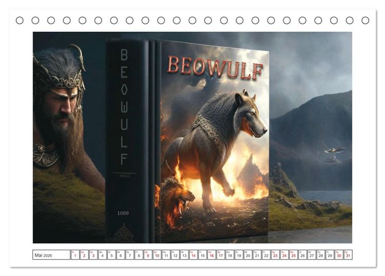 Produktbild: Coversch&auml;tze der Weltliteratur (Tischkalender 2026 DIN A5 quer), CALVENDO Monatskalender