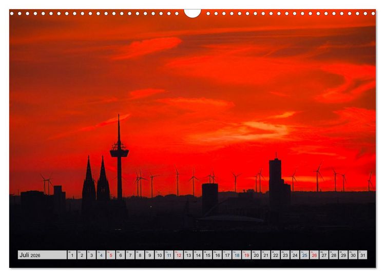 Produktbild: K&ouml;lsche Impressionen bei Tag und Nacht (Wandkalender 2026 DIN A3 quer), CALVENDO Monatskalender