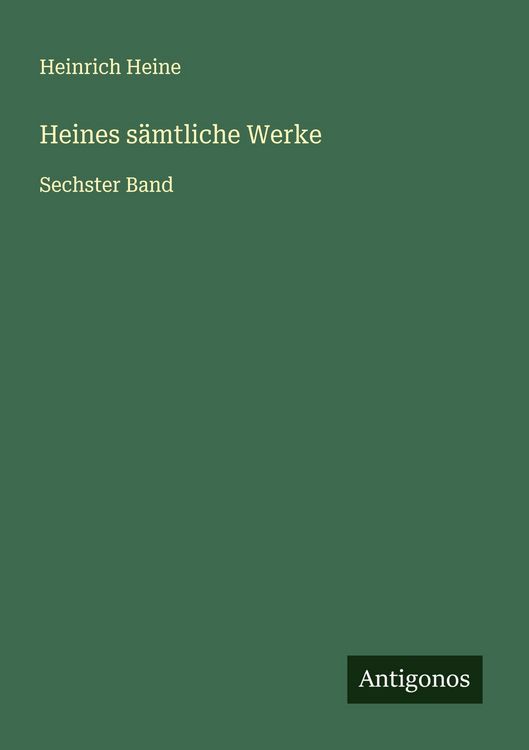 Produktbild: Heines s&auml;mtliche Werke
