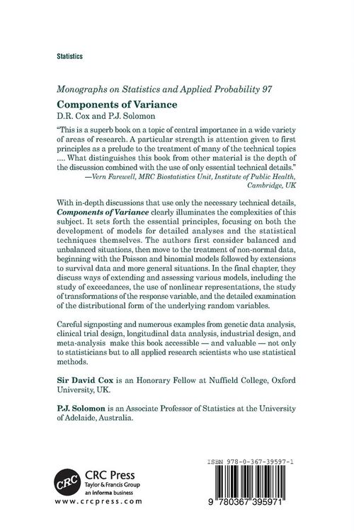 Produktbild: Components of Variance