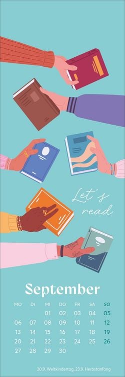 Produktbild: Book Love Lesezeichen & Kalender 2027