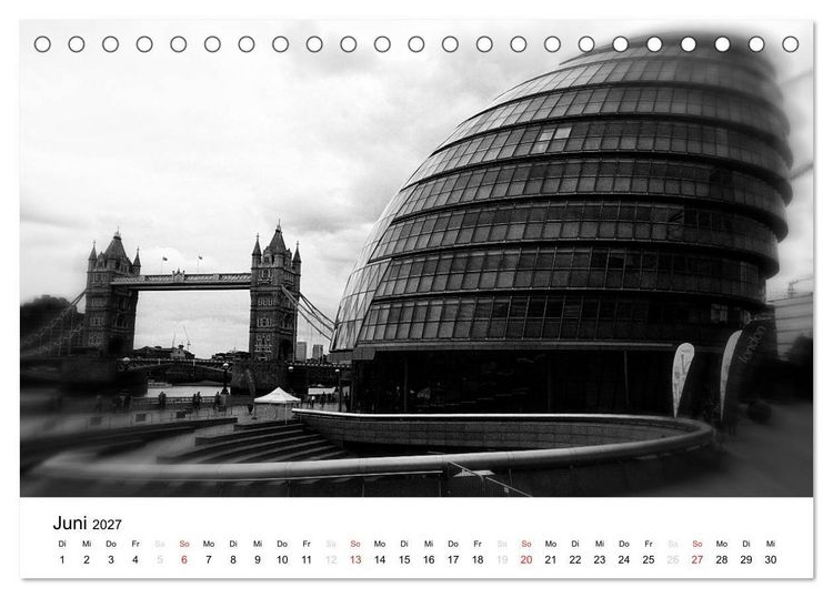 Produktbild: London (Tischkalender 2027 DIN A5 quer), CALVENDO Monatskalender