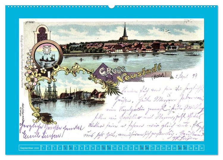 Produktbild: Gru&szlig; aus Neustadt in Holstein (hochwertiger Premium Wandkalender 2026 DIN A2 quer), Kunstdruck in Hochglanz