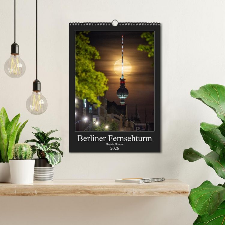 Produktbild: Berliner Fernsehturm - Magische Momente (Wandkalender 2026 DIN A3 hoch), CALVENDO Monatskalender