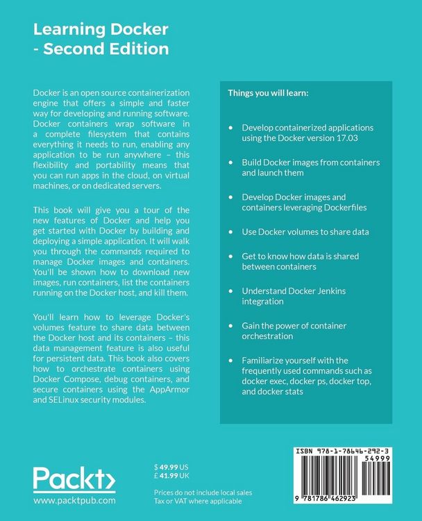 Produktbild: Learning Docker, Second Edition