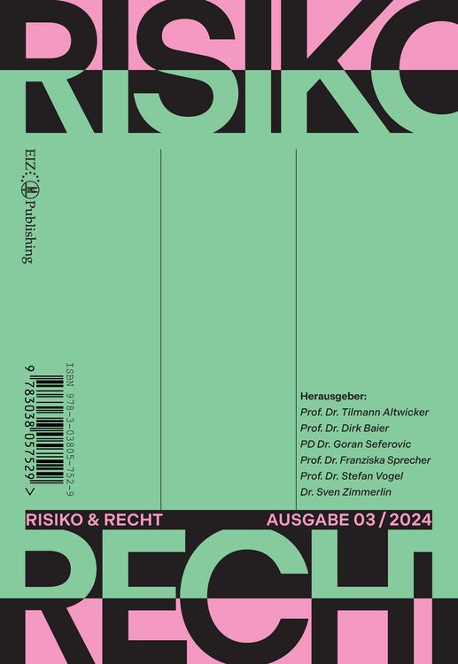 Produktbild: Risiko & Recht 03/2024