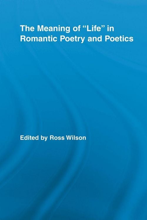 Produktbild: The Meaning of Life in Romantic Poetry and Poetics
