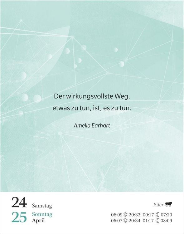 Produktbild: Gute Gedanken tanken Tagesabrei&szlig;kalender 2027 - Denkanst&ouml;&szlig;e f&uuml;r das ganze Jahr