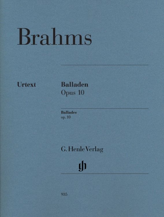 Produktbild: Johannes Brahms - Balladen op. 10