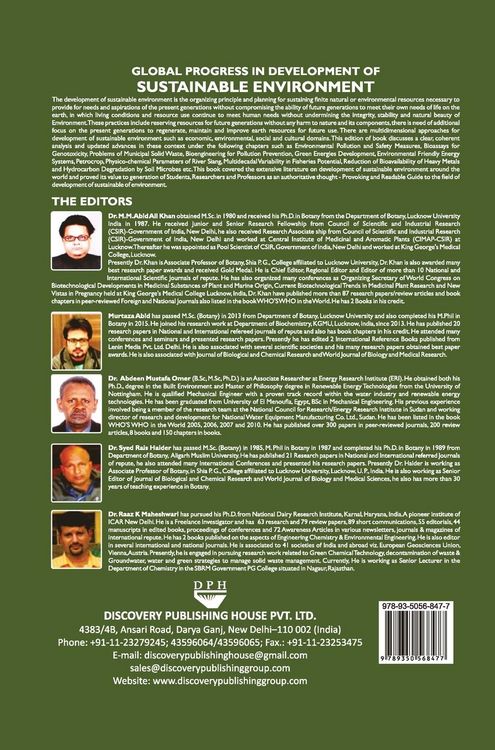 Produktbild: Global Progress in Development Of Sustainable Environment