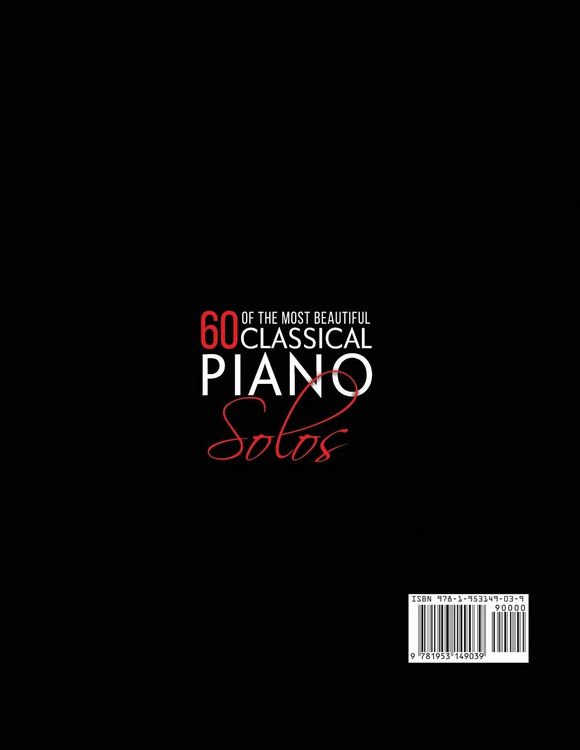 Produktbild: 60 Of The Most Beautiful Classical Piano Solos
