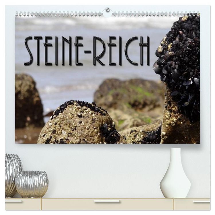 Produktbild: Steine-Reich (hochwertiger Premium Wandkalender 2026 DIN A2 quer), Kunstdruck in Hochglanz