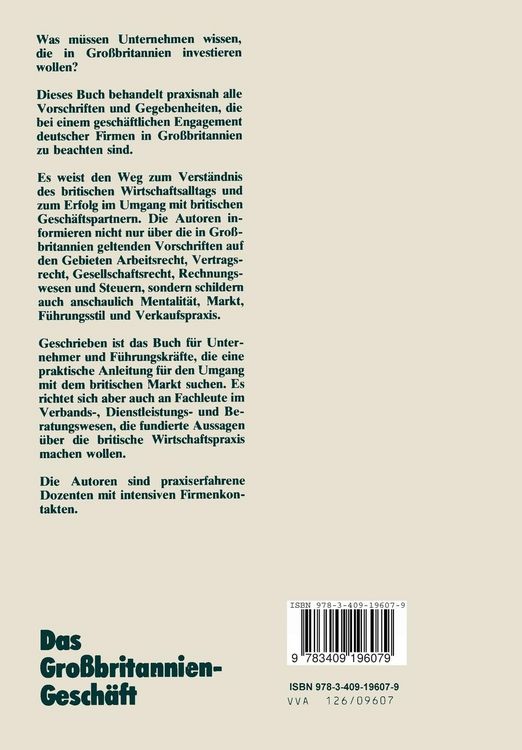 Produktbild: Das Gro&szlig;britannien-Gesch&auml;ft