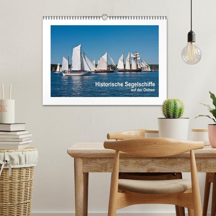 Produktbild: Historische Segelschiffe auf der Ostsee (Wandkalender 2026 DIN A3 quer), CALVENDO Monatskalender