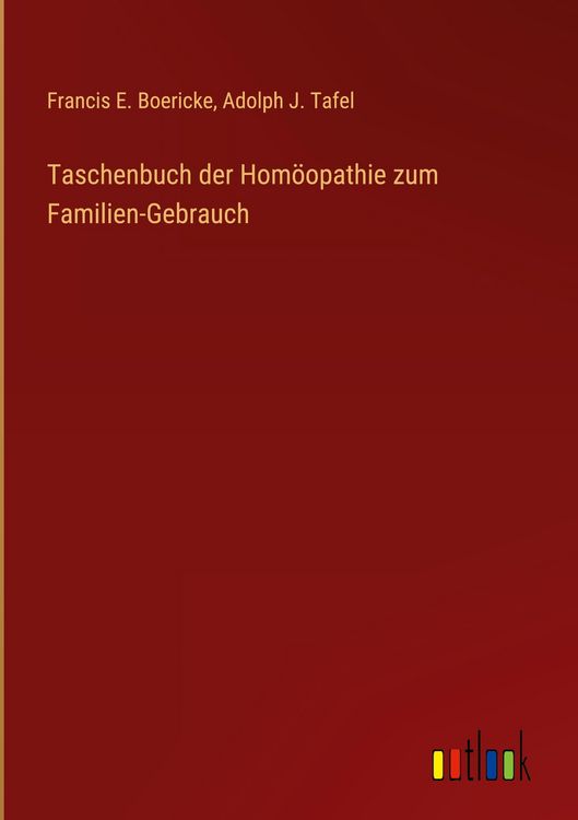 Produktbild: Taschenbuch der Hom&ouml;opathie zum Familien-Gebrauch