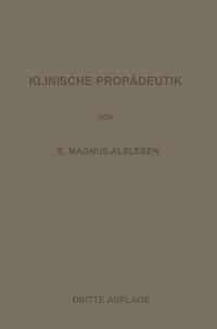 Produktbild: Vorlesungen &uuml;ber Klinische Prop&auml;deutik