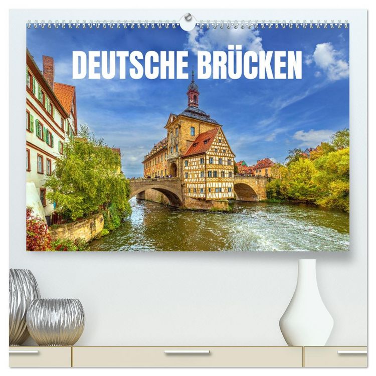 Produktbild: Deutsche Br&uuml;cken (hochwertiger Premium Wandkalender 2026 DIN A2 quer), Kunstdruck in Hochglanz