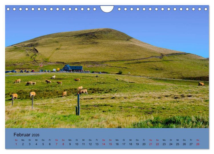 Produktbild: Naturparadies Auvergne (Wandkalender 2026 DIN A4 quer), CALVENDO Monatskalender