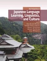 Produktbild: New Perspectives on Japanese Language Learning, Linguistics, and Culture