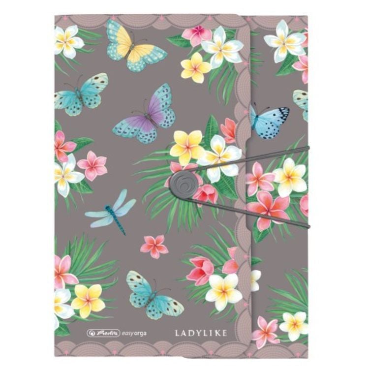 Produktbild: Herlitz Gummizugmappe PP A4 Ladylike Butterflies