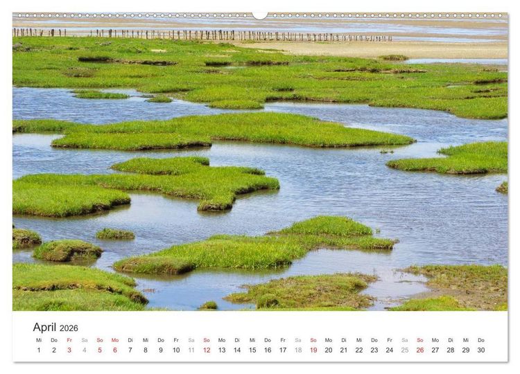 Produktbild: Eiderstedt Impressionen (hochwertiger Premium Wandkalender 2026 DIN A2 quer), Kunstdruck in Hochglanz