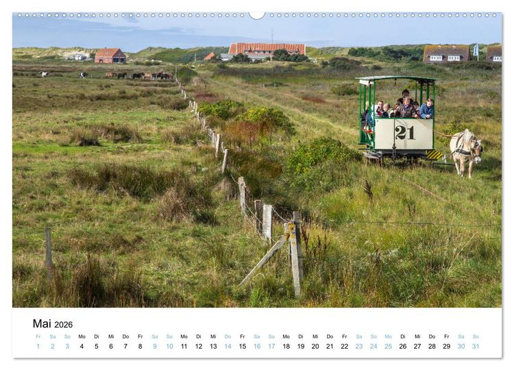 Produktbild: Lieblingsinsel Spiekeroog (Wandkalender 2026 DIN A2 quer), CALVENDO Monatskalender