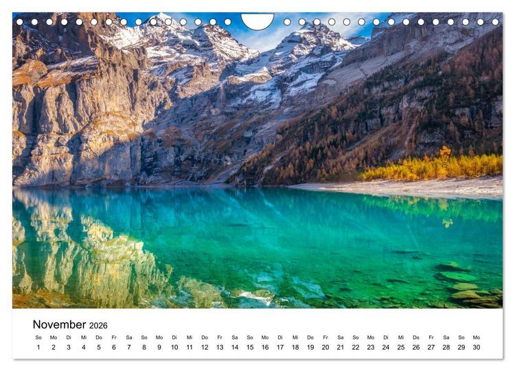 Produktbild: Wunderwelt Schweiz (Wandkalender 2026 DIN A4 quer), CALVENDO Monatskalender