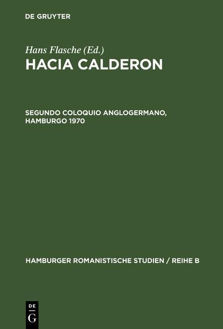 Produktbild: Segundo Coloquio Anglogermano, Hamburgo 1970