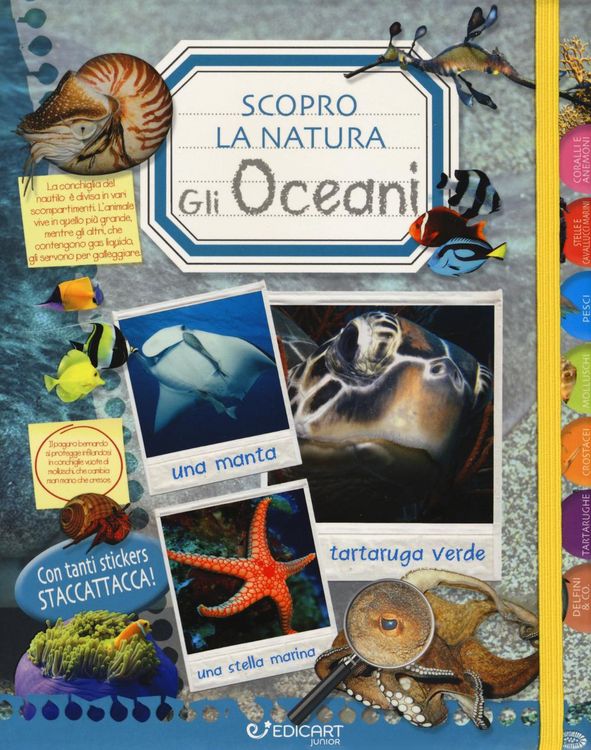 Produktbild: Gli oceani. Scopro la natura. Con adesivi