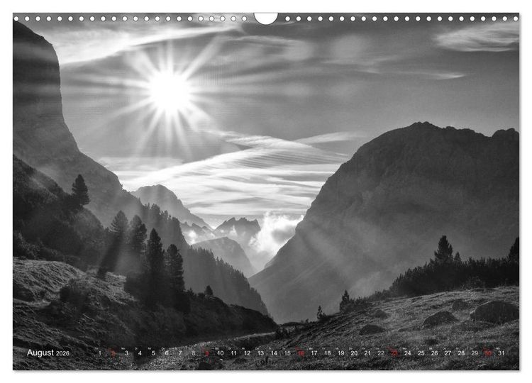 Produktbild: Bergsucht 2026 (Wandkalender 2026 DIN A3 quer), CALVENDO Monatskalender
