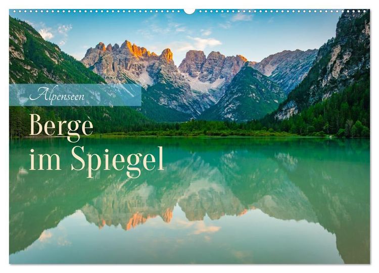 Produktbild: Alpenseen - Berge im Spiegel (Wandkalender 2027 DIN A2 quer), CALVENDO Monatskalender