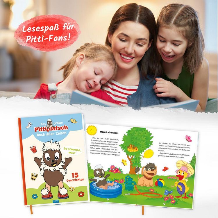Produktbild: Tr&ouml;tsch Unser Sandm&auml;nnchen Kinderbuch Das gr&ouml;&szlig;te Pittiplatsch Buch aller Zeiten