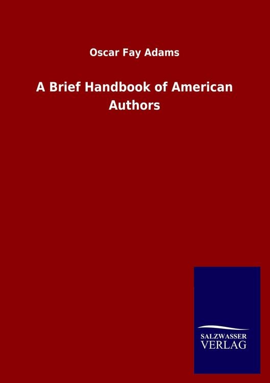 Produktbild: A Brief Handbook of American Authors