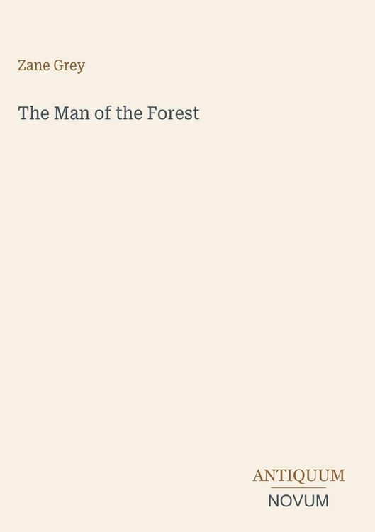 Produktbild: The Man of the Forest