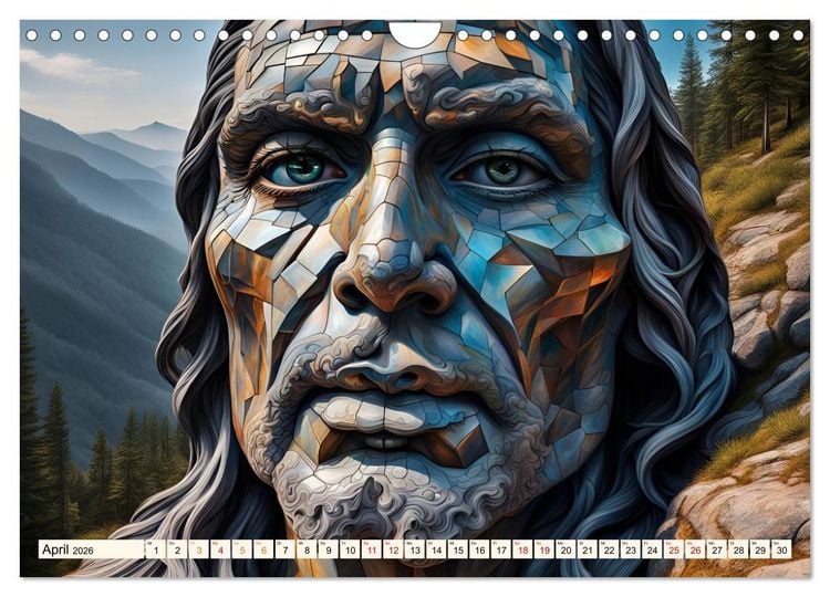 Produktbild: Berg Charaktere (Wandkalender 2026 DIN A4 quer), CALVENDO Monatskalender