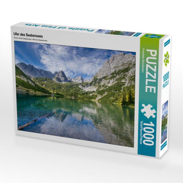 Produktbild: CALVENDO Puzzle Ufer des Seebensees | 1000 Teile Lege-Gr&ouml;&szlig;e 64x48cm Foto-Puzzle f&uuml;r gl&uuml;ckliche Stunden