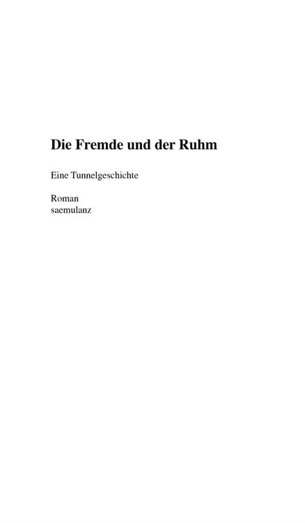 Produktbild: Die Fremde und der Ruhm