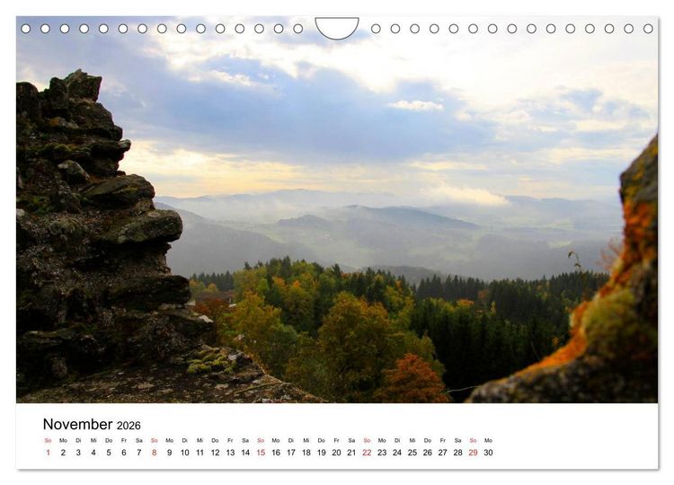 Produktbild: Deutschlands Burgen - Burgen, Schl&ouml;sser und Ruinen (Wandkalender 2026 DIN A4 quer), CALVENDO Monatskalender