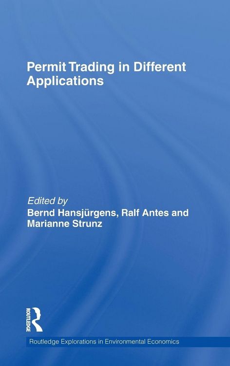 Produktbild: Permit Trading in Different Applications