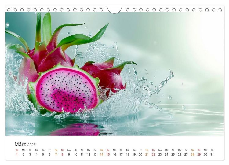 Produktbild: Gartenkalender - Symphonie aus Obst und Fantasie (Wandkalender 2026 DIN A4 quer), CALVENDO Monatskalender
