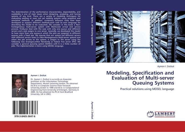 Produktbild: Modeling, Specification and Evaluation of Multi-server Queuing Systems