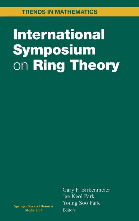Produktbild: International Symposium on Ring Theory
