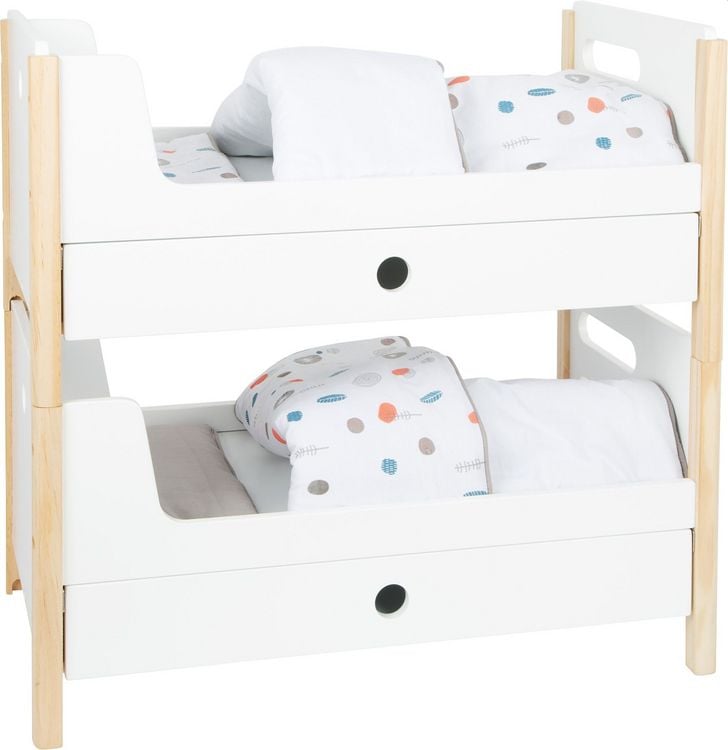 Produktbild: small foot 11811 - Puppenhochbett, Little Button, Etagen-Puppenbett, Holz