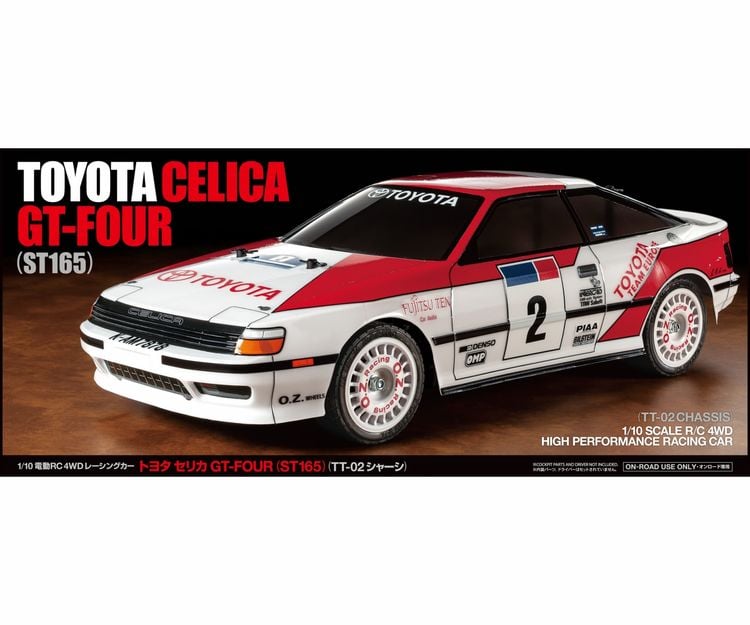 Produktbild: Tamiya TT-02 1:10 RC Toyota Celica GT-Four TT-02 Mehrfarbig 1:10 RC Modellauto Elektro Rally Allradantrieb (4WD) Bausatz