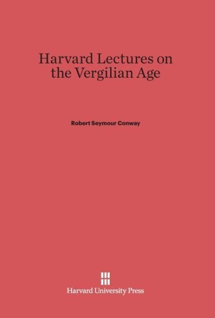 Produktbild: Harvard Lectures on the Vergilian Age