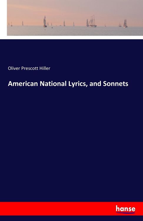 Produktbild: American National Lyrics, and Sonnets