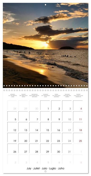 Produktbild: Guadeloupe - Une &icirc;le color&eacute;e des Cara&iuml;bes (Calendrier mural carr&eacute; 2027 30x30 cm) Calendrier double avec une page pour vos prises de notes