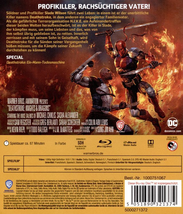Produktbild: Deathstroke: Knights & Dragons
